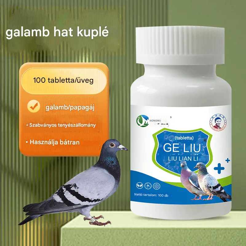 🕊️Speciális tabletták galamboknak ✅ Sült haj ✅ Hányás ✅ Energiahiány ✅ Remegés a fejben és a nyakban
