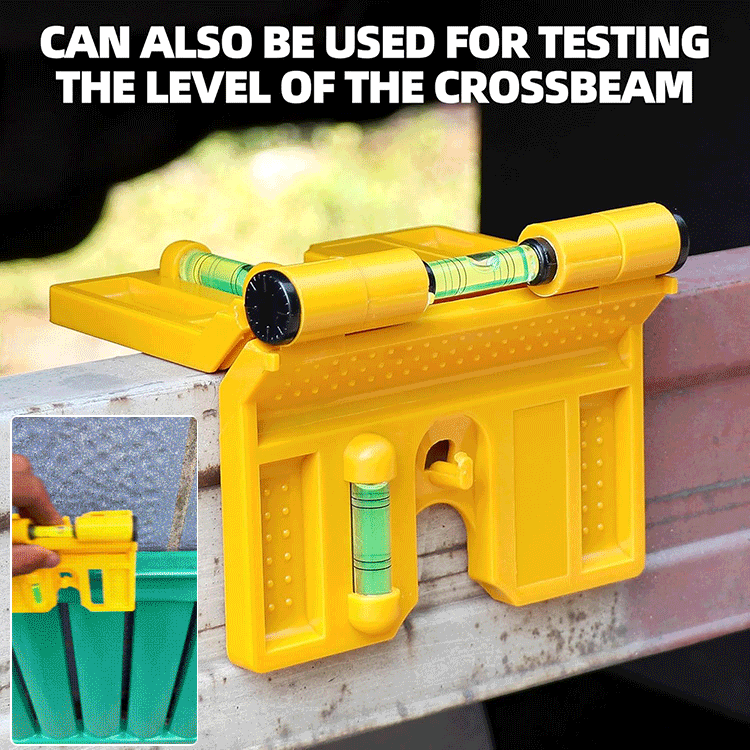 🧰⚒️Multifunkciós oszlopszintező, összecsukható, nagy pontosságú acélszerkezet-szerelő szerszámvonalzó.