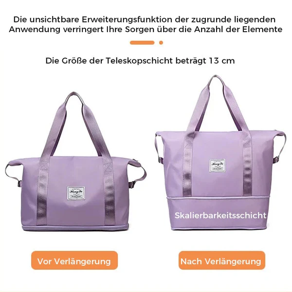 Közvetlen gyári értékesítés 🎁Nagy kapacitású, kétrétegű, nedves elválasztó utazótáska