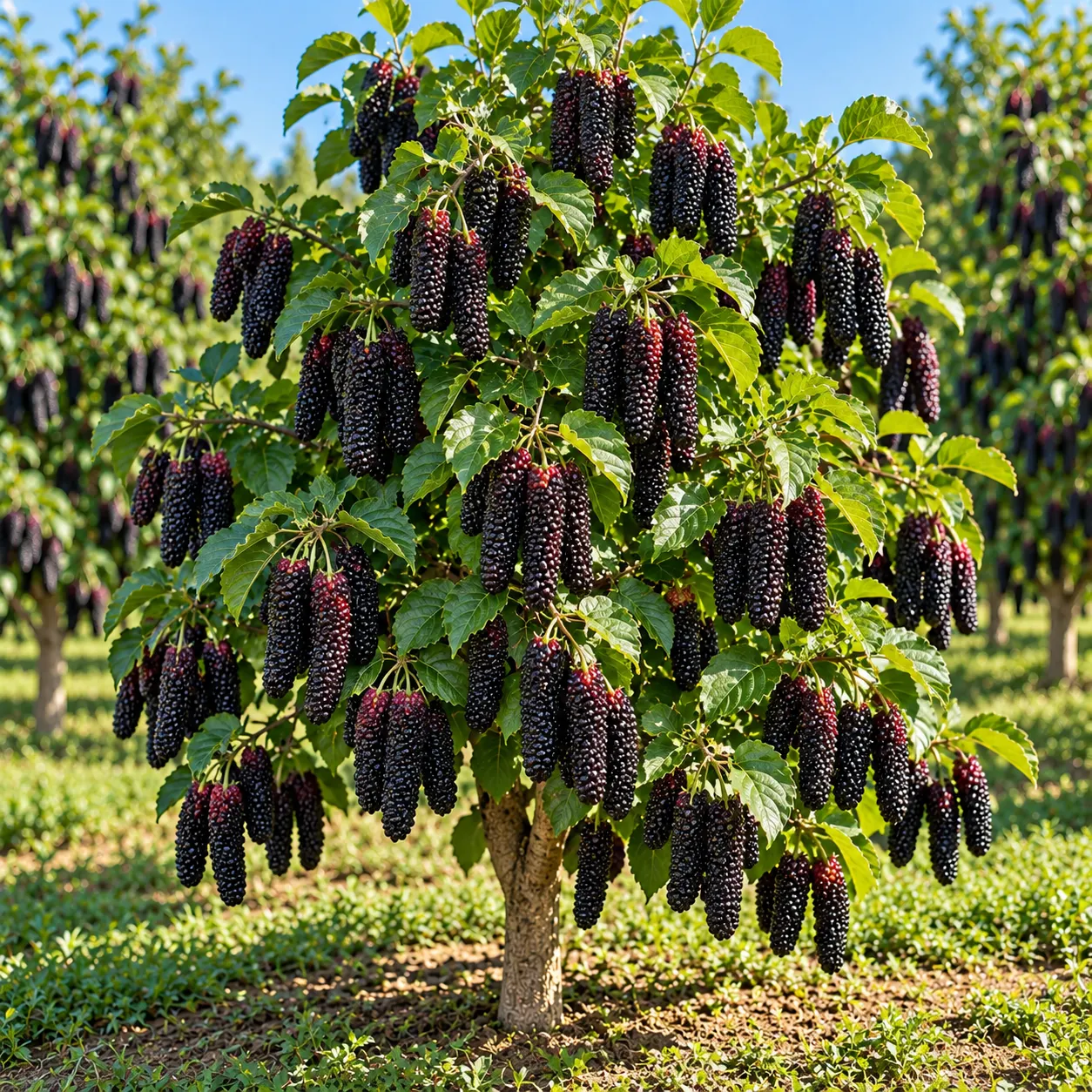 🌳Ritka óriás vörös és fekete eperfa magok🌿