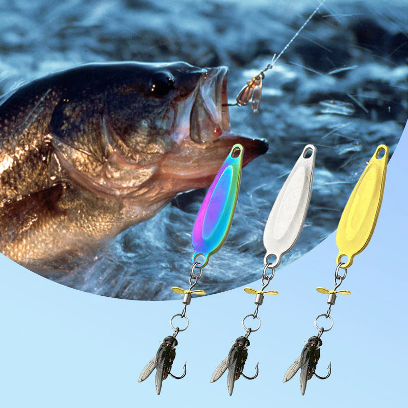 🎣🐟 Fém propelleres horgászcsali a halak fogásához
