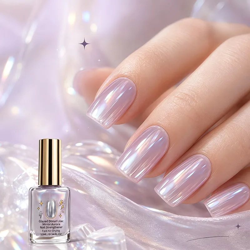 📢📢Kúpte 2, 1 dostanete zadarmo!! ⏰Lilac Glossy Mirror Nail Conditioner