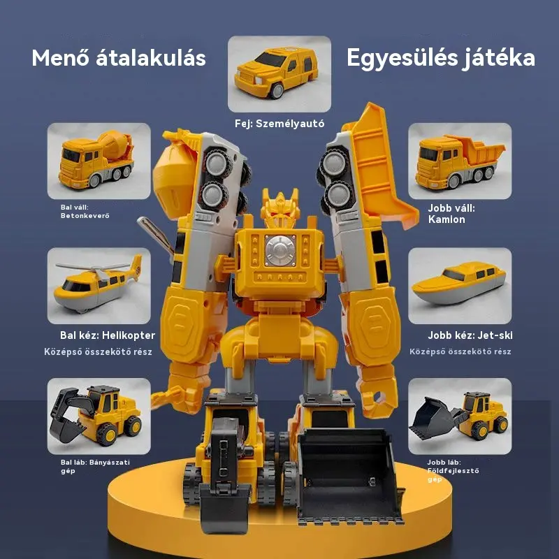 【50% OFF】【16/26/35 db】Mágneses építőkockák, Transformers oktatójátékok