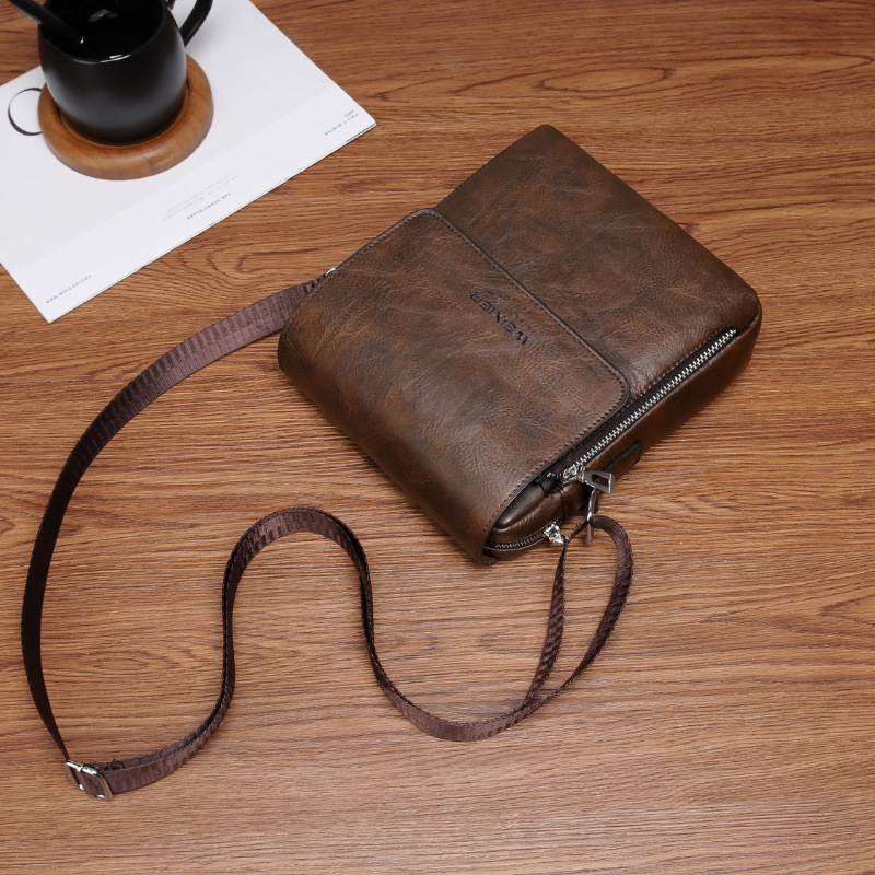 🔥Luxus, nagy kapacitású, minimalista férfi vízálló messenger táska