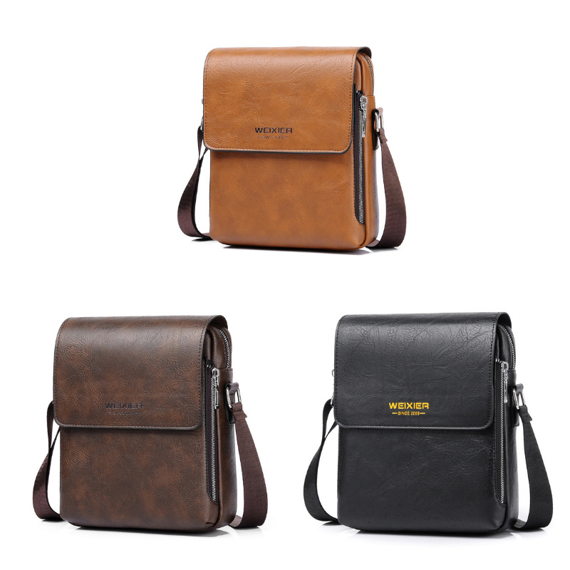 🔥Luxus, nagy kapacitású, minimalista férfi vízálló messenger táska