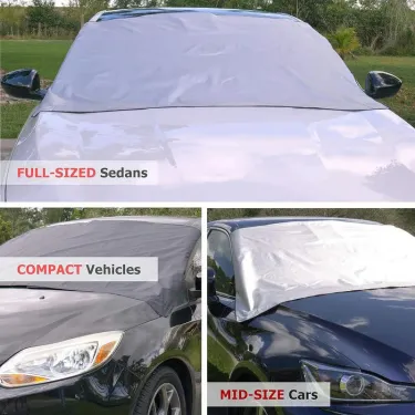 🚗Téli kellékek: hótakaró az autó szélvédőjére