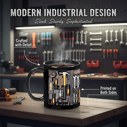 "A tökéletes szerelő szerszámkészlete" bögre