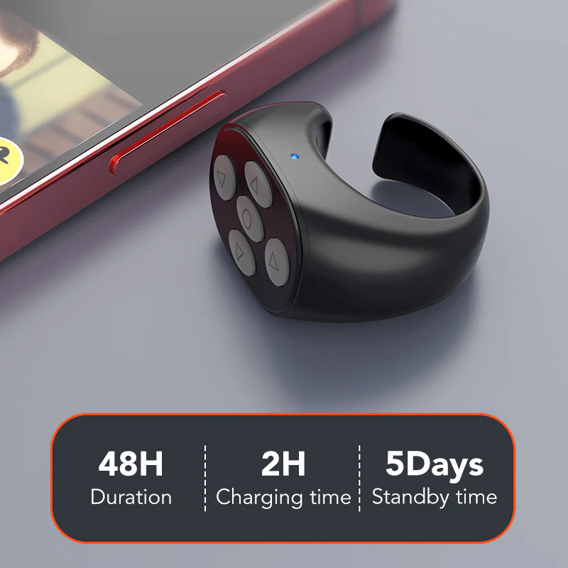 ⏳Ujjbeggyel vezérelhető vezeték nélküli Bluetooth távirányító