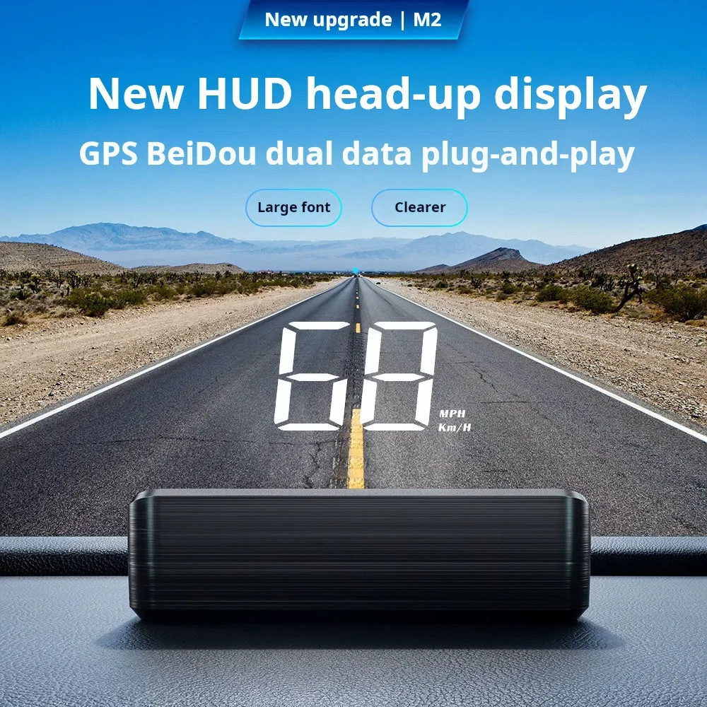 Head-up kijelző (HUD) autós GPS digitális sebességmérő
