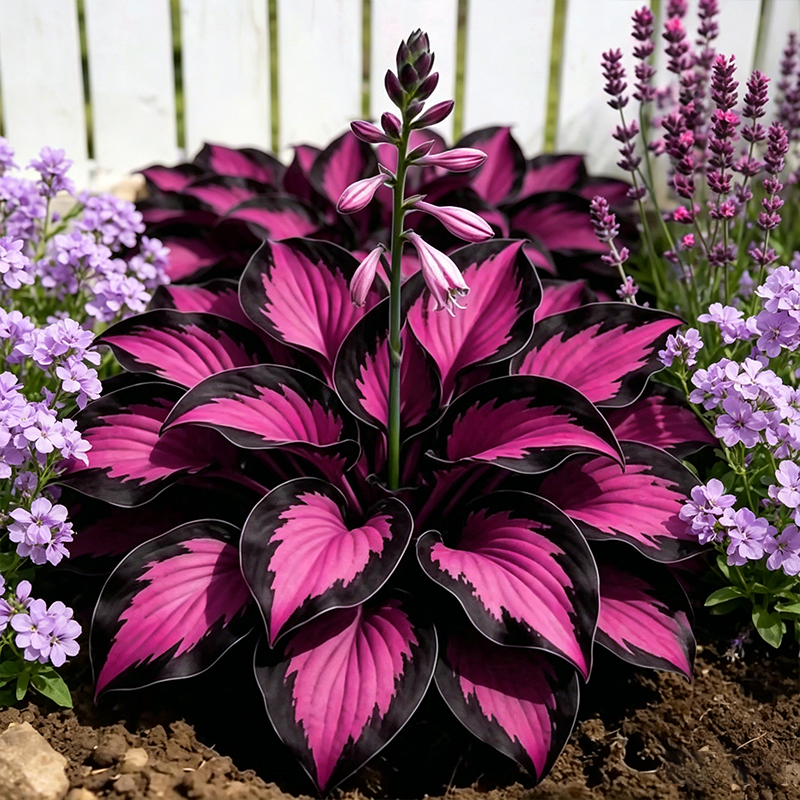 🔥2026 Legkelendőbb Termék 🌌 "Deep Purple Heart" Hosta Magok - Könnyen termeszthető évelő kertészeti növény
