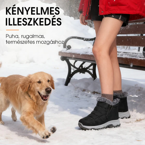 👟【36-40】Plüssbéléssel Megerősített Vastag Téli Hócsizma
