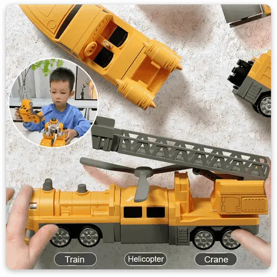 【50% OFF】【16/26/35 db】Mágneses építőkockák, Transformers oktatójátékok