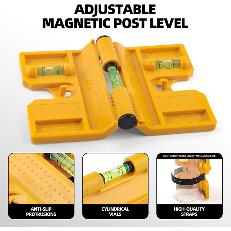 🧰⚒️Multifunkciós oszlopszintező, összecsukható, nagy pontosságú acélszerkezet-szerelő szerszámvonalzó.