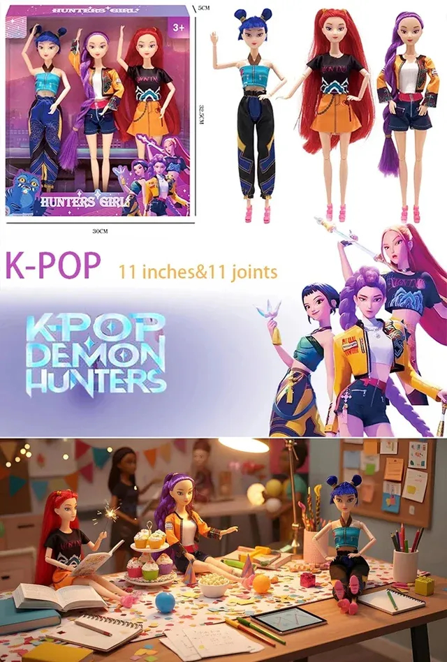 💥【Legkelendőbb termék!!!】Pop Witch Hunter lánycsoport babák