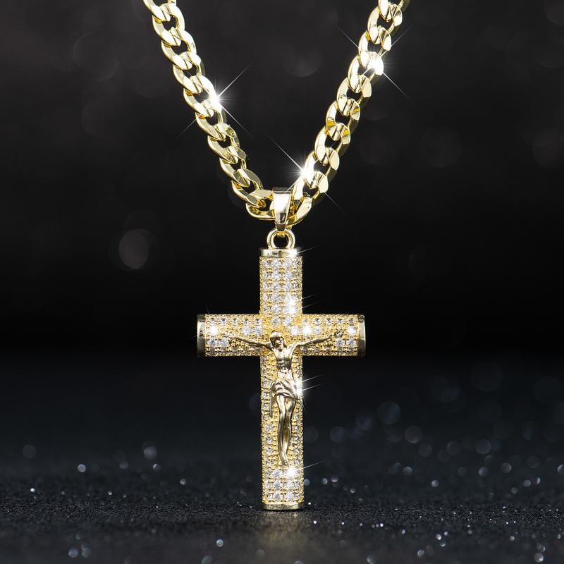 🎁Nagyszerű akció – 48% kedvezmény!✝️Jézus kereszt medál nyaklánc