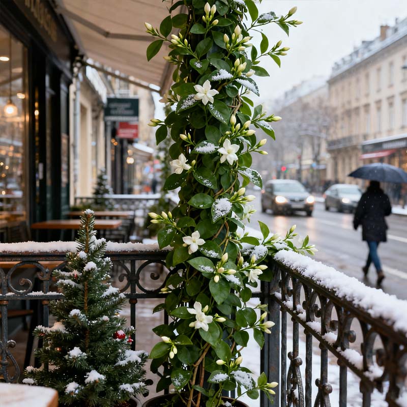 🏆 75K+ SOLD! 🌿❄️ Семена от жасмин с аромат на полунощ – Зимно засаждане, многогодишни цветове и ароматна градинска елегантност 🌸 (Само семена, без саксия)