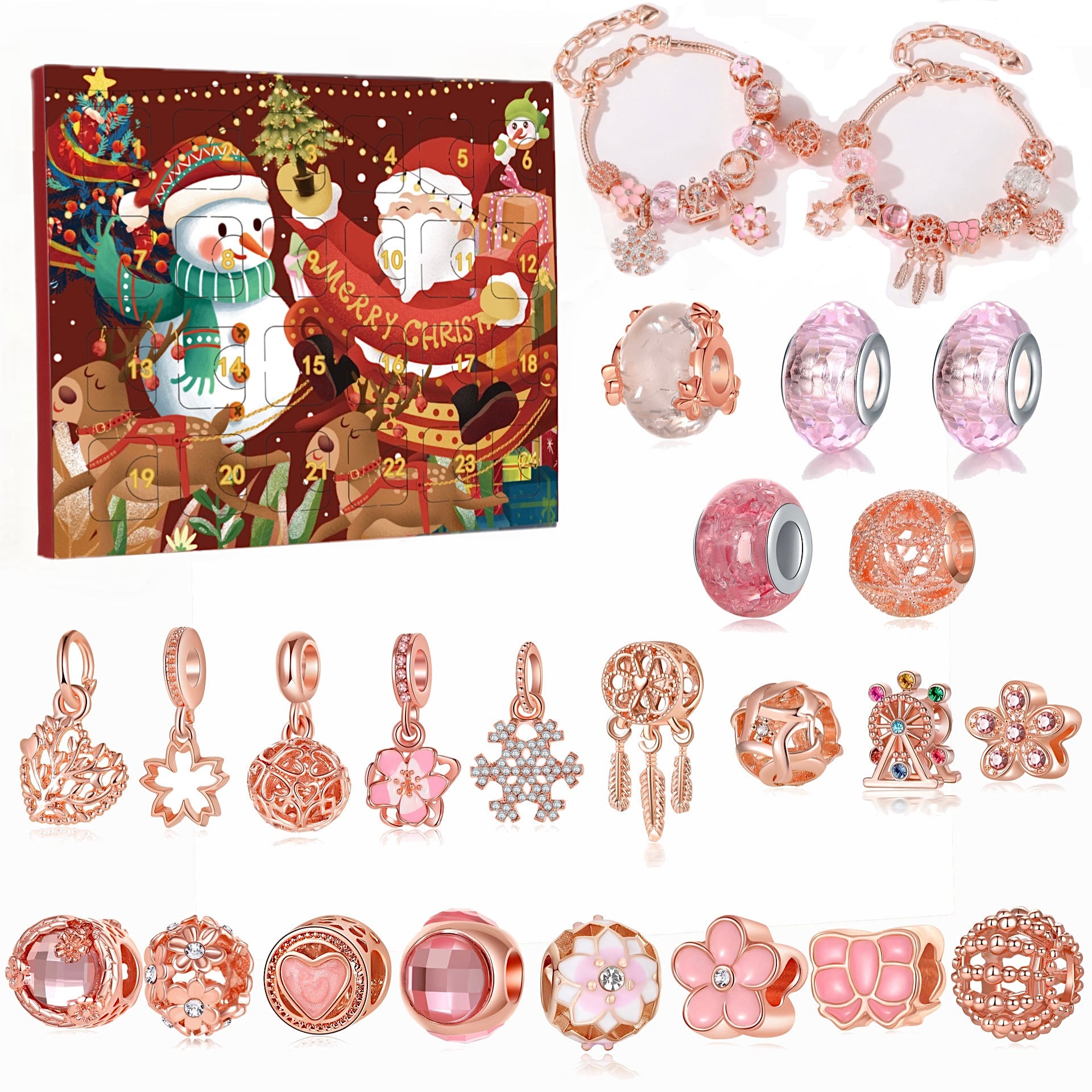 🎄DIY KARÁCSONYI ADVENTI NAPTÁR KARKÖTŐKÉSZLET