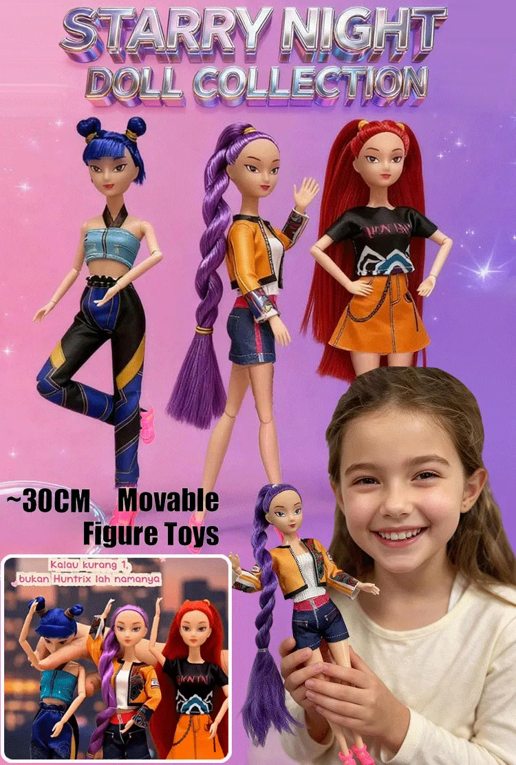 💥【Legkelendőbb termék!!!】Pop Witch Hunter lánycsoport babák