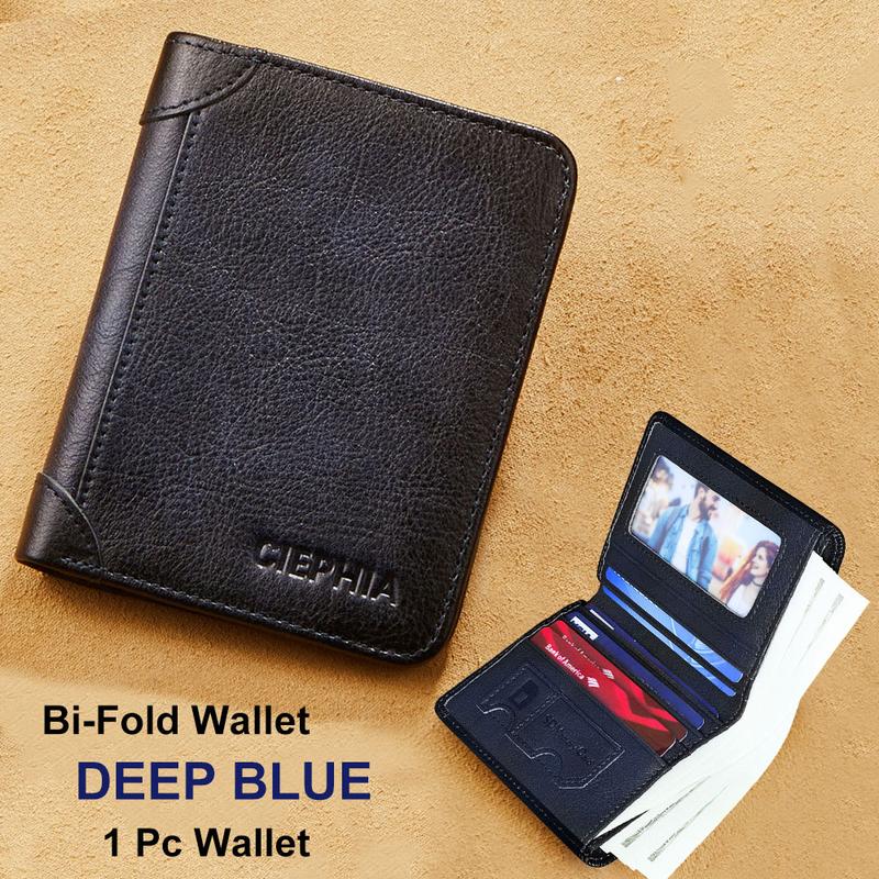 💖Гореща отстъпка от 48%🌹Оригинален кожен RFID портфейл за мъже - античен многофункционален държач за лична карта