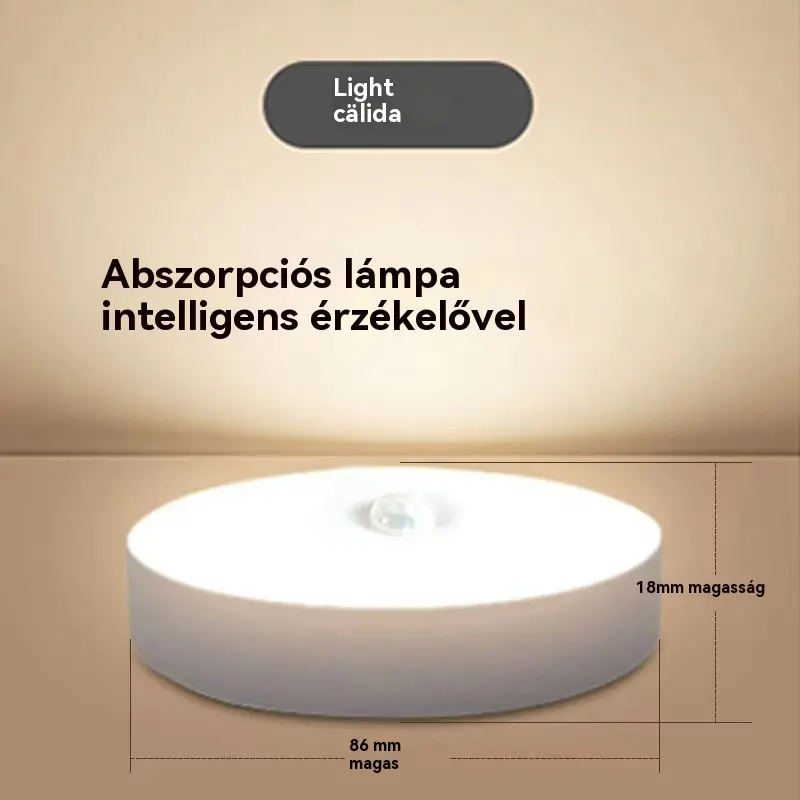🏡💡【Vásárolj 2-t, kapsz 2-t ingyen】Intelligens LED-lámpák, emberi test érzékelése, kétféle színválaszték, kényelmes és praktikus töltés