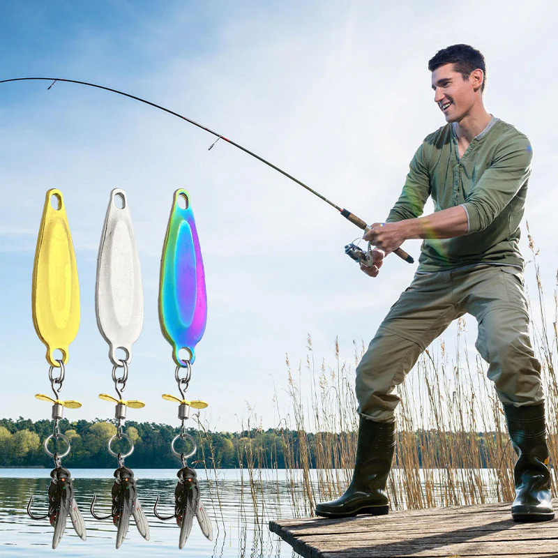 🎣🐟 Fém propelleres horgászcsali a halak fogásához