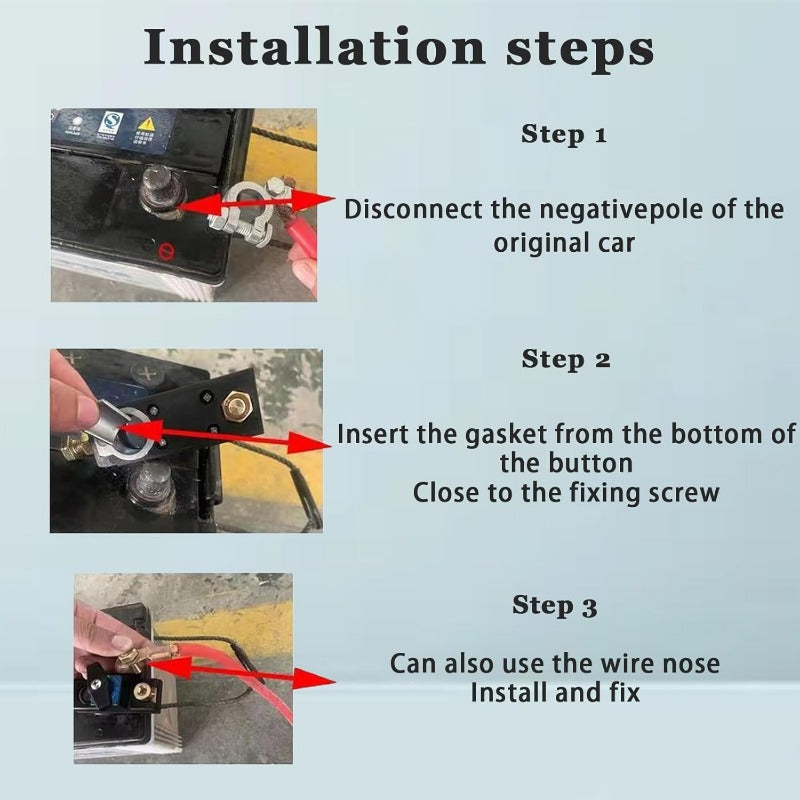 Изключвател за акумулатор с висока мощност против изтичане – чиста мед