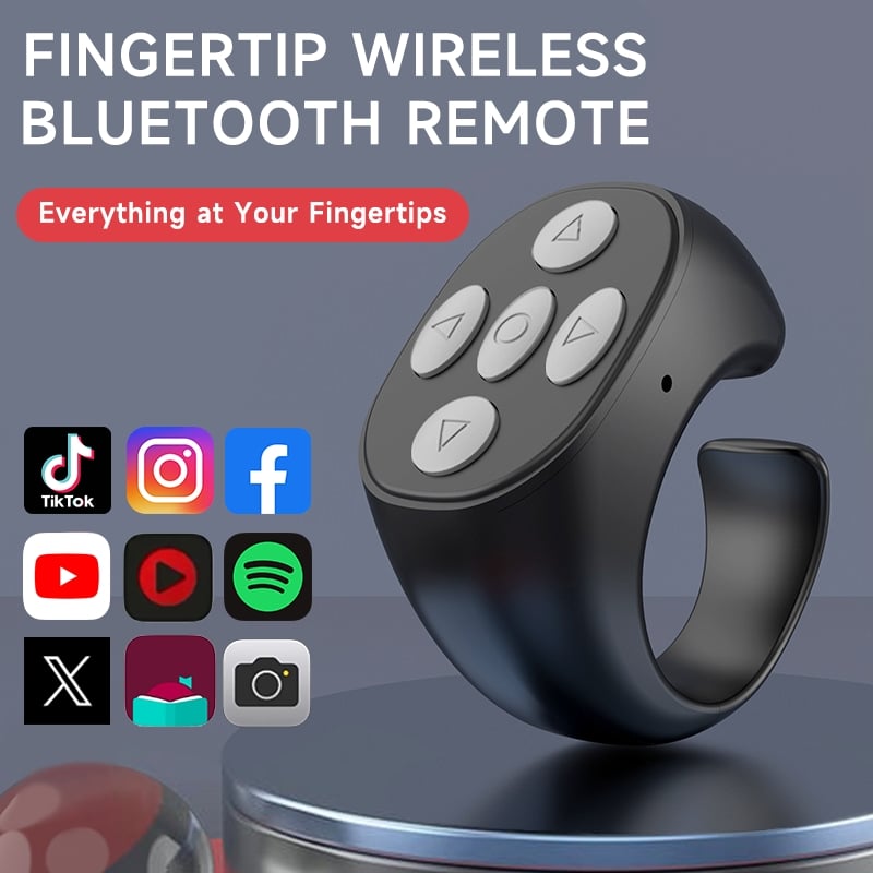 ⏳Ujjbeggyel vezérelhető vezeték nélküli Bluetooth távirányító