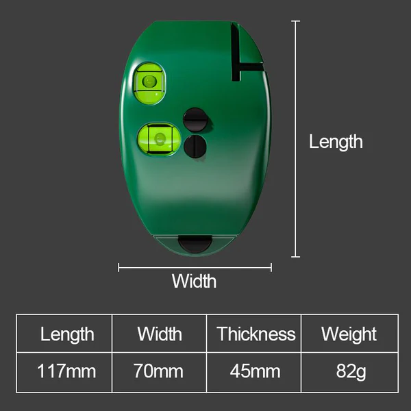 Nagy pontosságú infravörös derékszögű buborékos vízmérce
