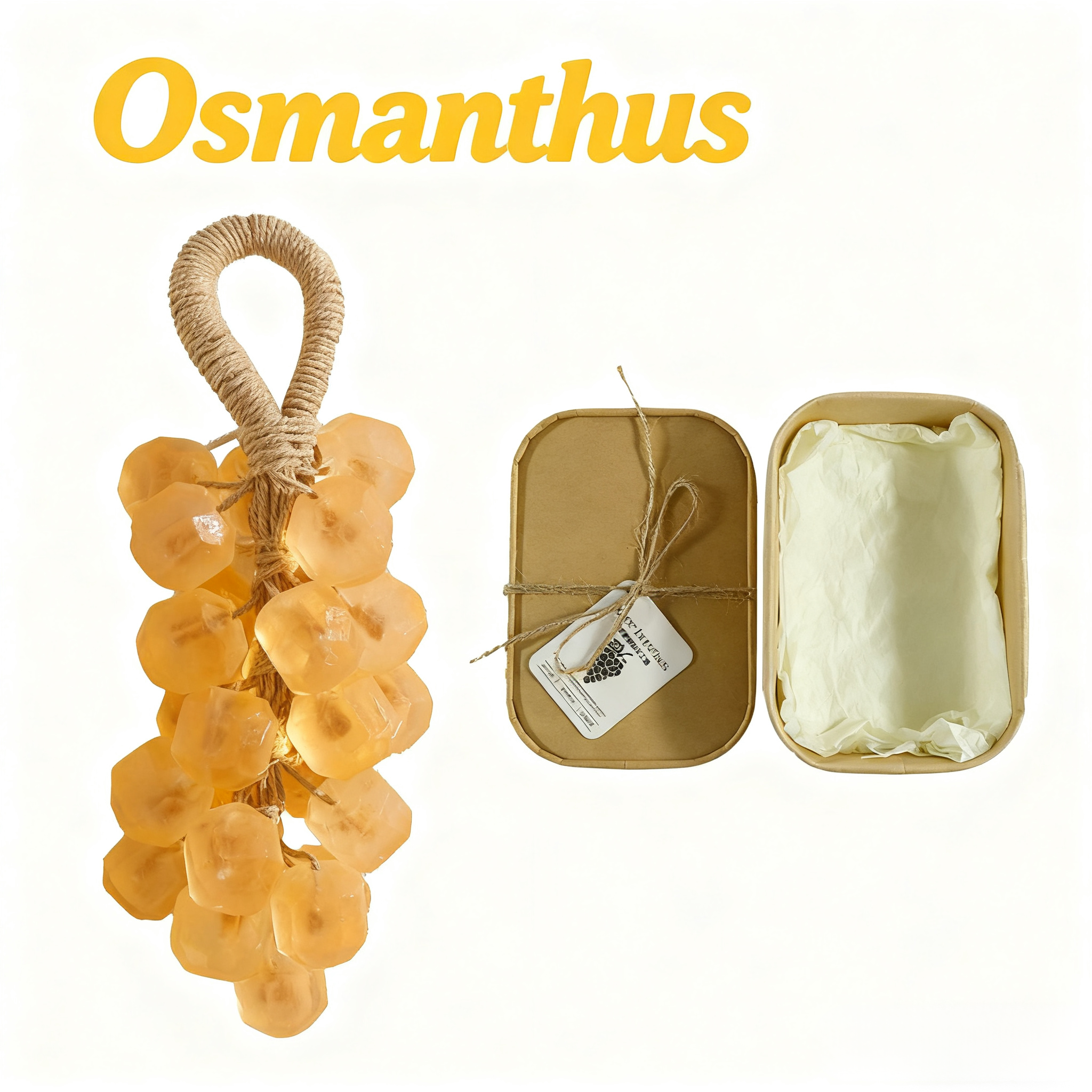 🔥Hot Sale 50% OFF🔥Personalized Original Handmade Crystal Grape Soap Gentle Cleansing Soap (Single string: 25 pieces)