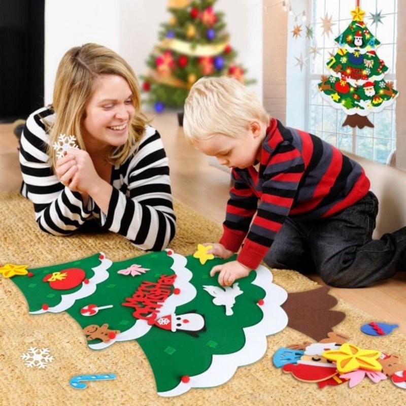 🔥Hot Sale 40 % OFF🔥DIY Felt Christmas Tree Set🌲
