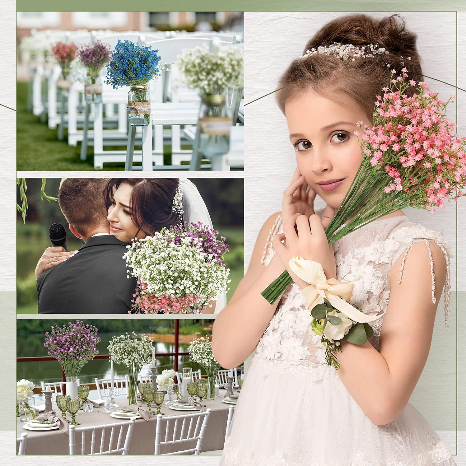 💥Winter Hot Sale 65% OFF🌼Babys Breath Artificial Flowers Bulk💐