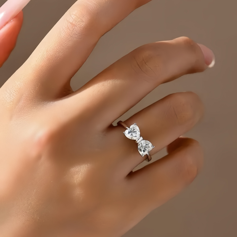 💍Heart-shaped cut moissanite ring🎉 Special Offer Only Today!