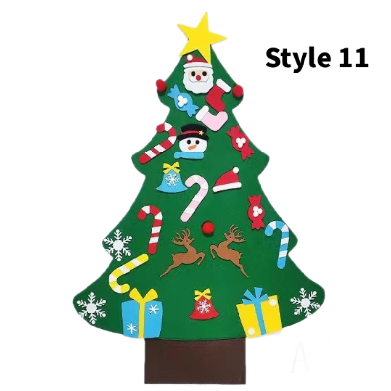 🔥Hot Sale 40 % OFF🔥DIY Felt Christmas Tree Set🌲