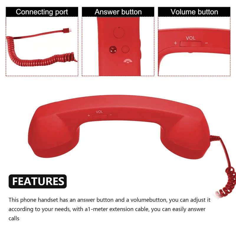🔥LAST DAY SALE - 49% OFF✨Retro Phone Handset📞
