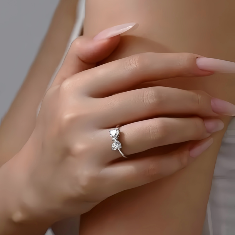 💍Heart-shaped cut moissanite ring🎉 Special Offer Only Today!