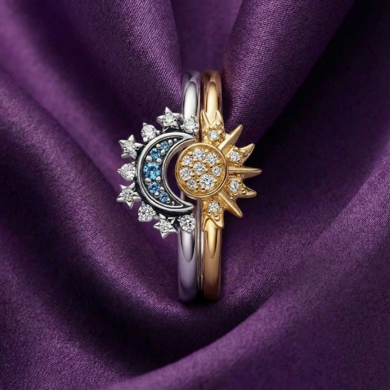 🔥Christmas Sale 70% OFF!🔥Celestial Sun & Moonring Set