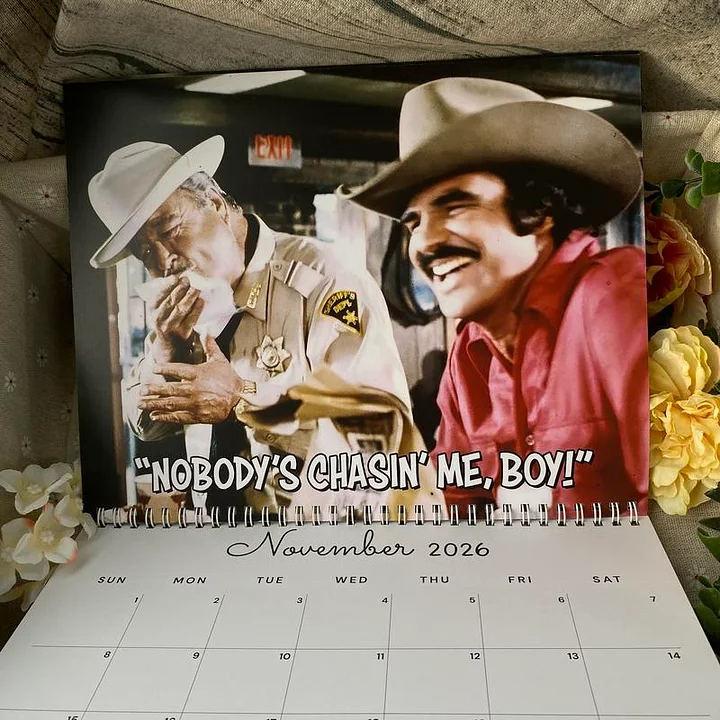 Best Line of Sheriff Buford Inspired Wall Calendar 2026- Unique Christmas & Holiday Gift Idea