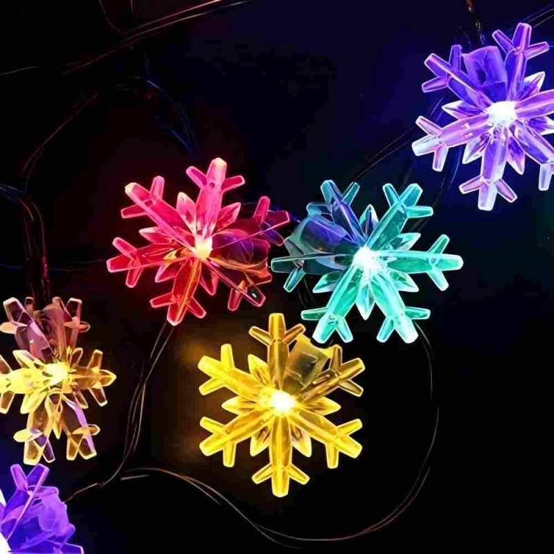 🔥Hot Sale 40 % OFF🔥Snowflake Solar String Lights