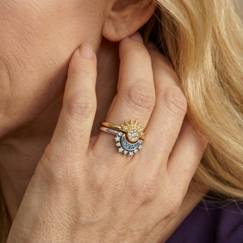 🔥Christmas Sale 70% OFF!🔥Celestial Sun & Moonring Set