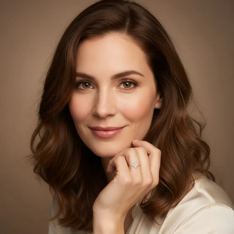 💍1.3 CT Vintage Four Leaf Clover Ring