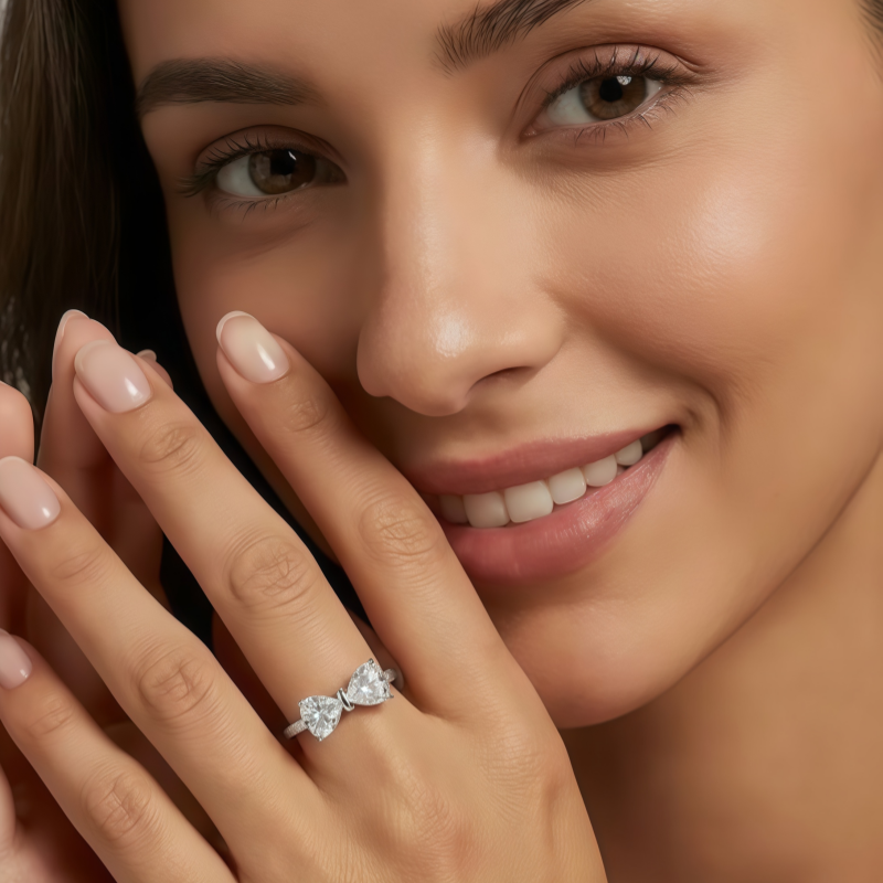 💍Heart-shaped cut moissanite ring🎉 Special Offer Only Today!