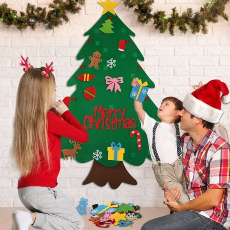 🔥Hot Sale 40 % OFF🔥DIY Felt Christmas Tree Set🌲