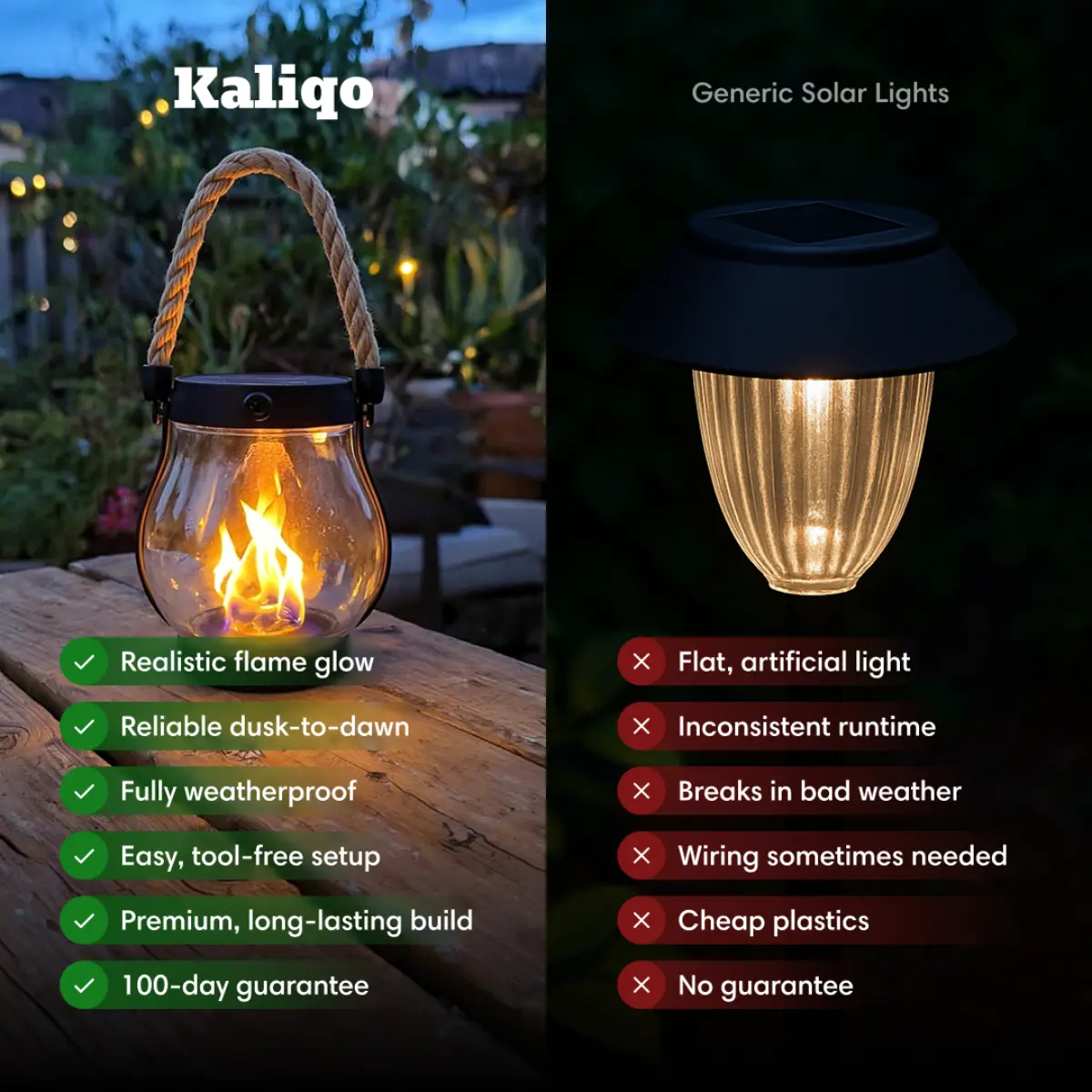 🔥Hot Sale 40 % OFF🔥Solar Lantern Outdoor Lights