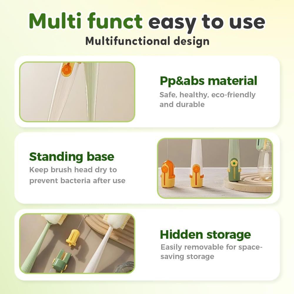 🧽Multifunctional 5-in-1 Bottle Brush