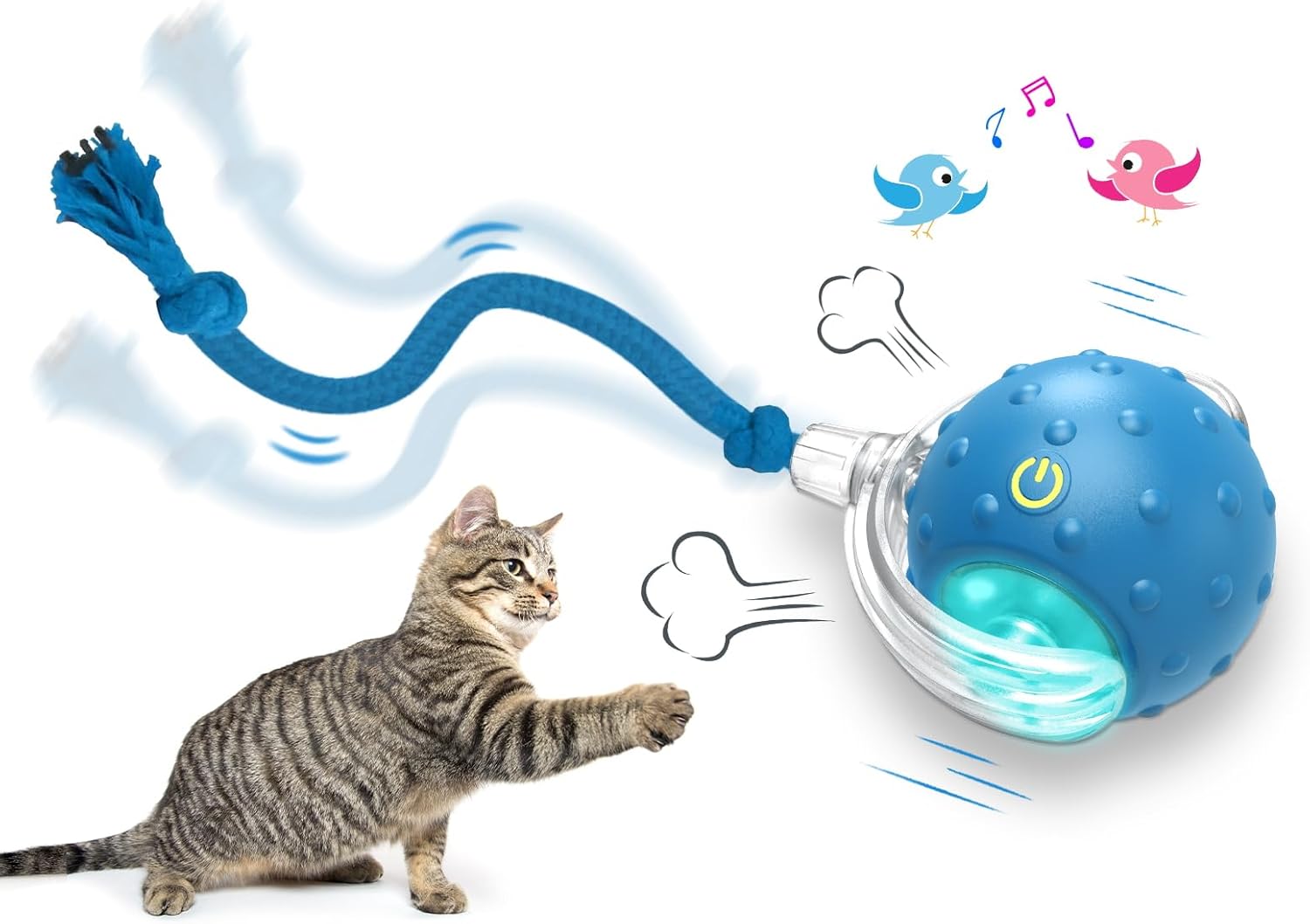 🔥Hot Sale 49 % OFF🔥Interactive Rechargeable Cat Toy