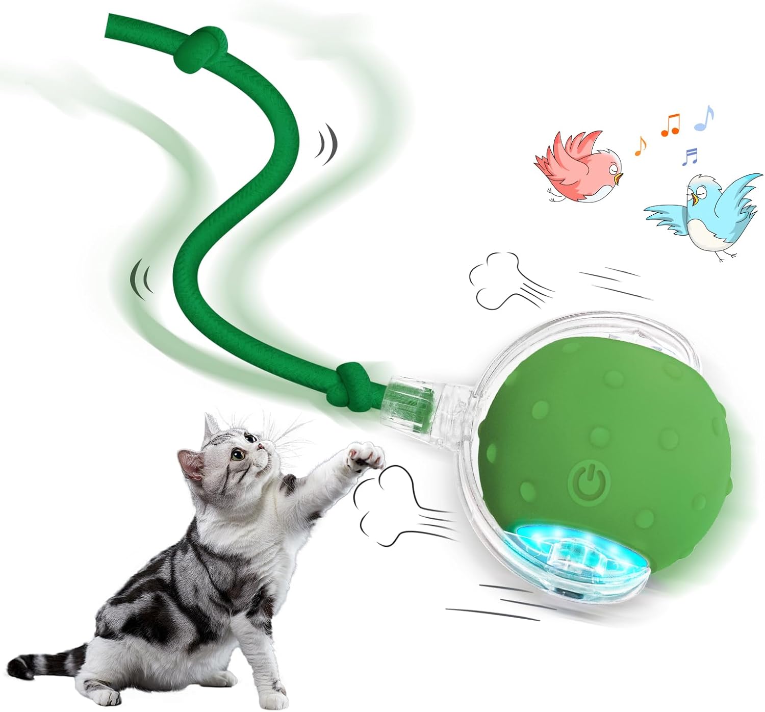 🔥Hot Sale 49 % OFF🔥Interactive Rechargeable Cat Toy