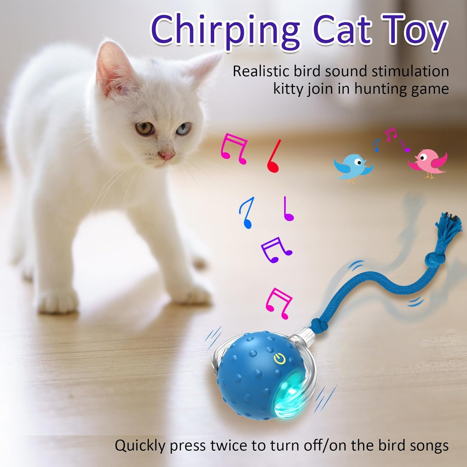 🔥Hot Sale 49 % OFF🔥Interactive Rechargeable Cat Toy