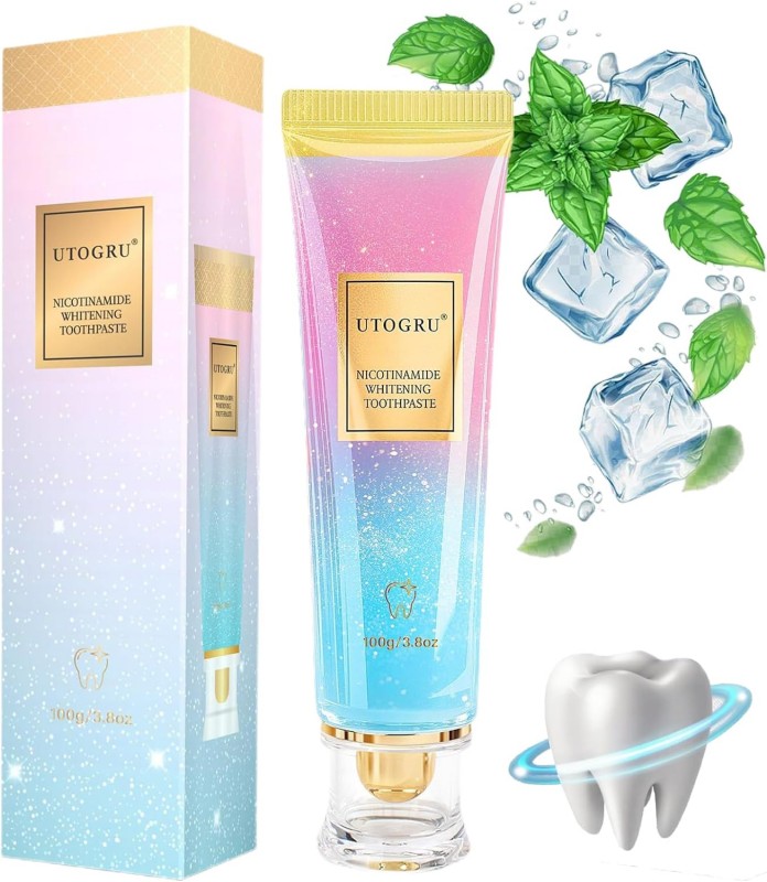 🔥Limited-time discount of 50%🔥Triple Fluoride-Free Whitening Niacinamide Toothpaste✨