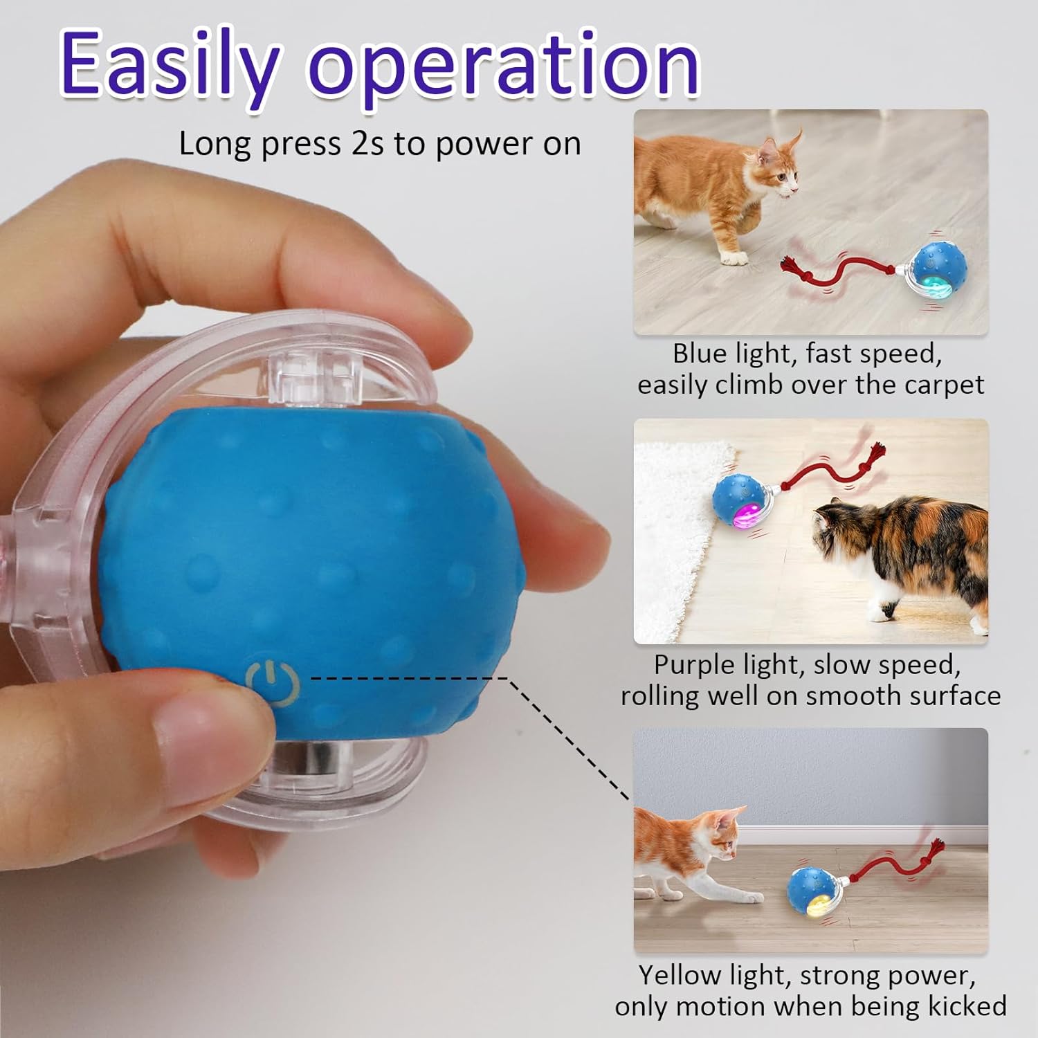 🔥Hot Sale 49 % OFF🔥Interactive Rechargeable Cat Toy