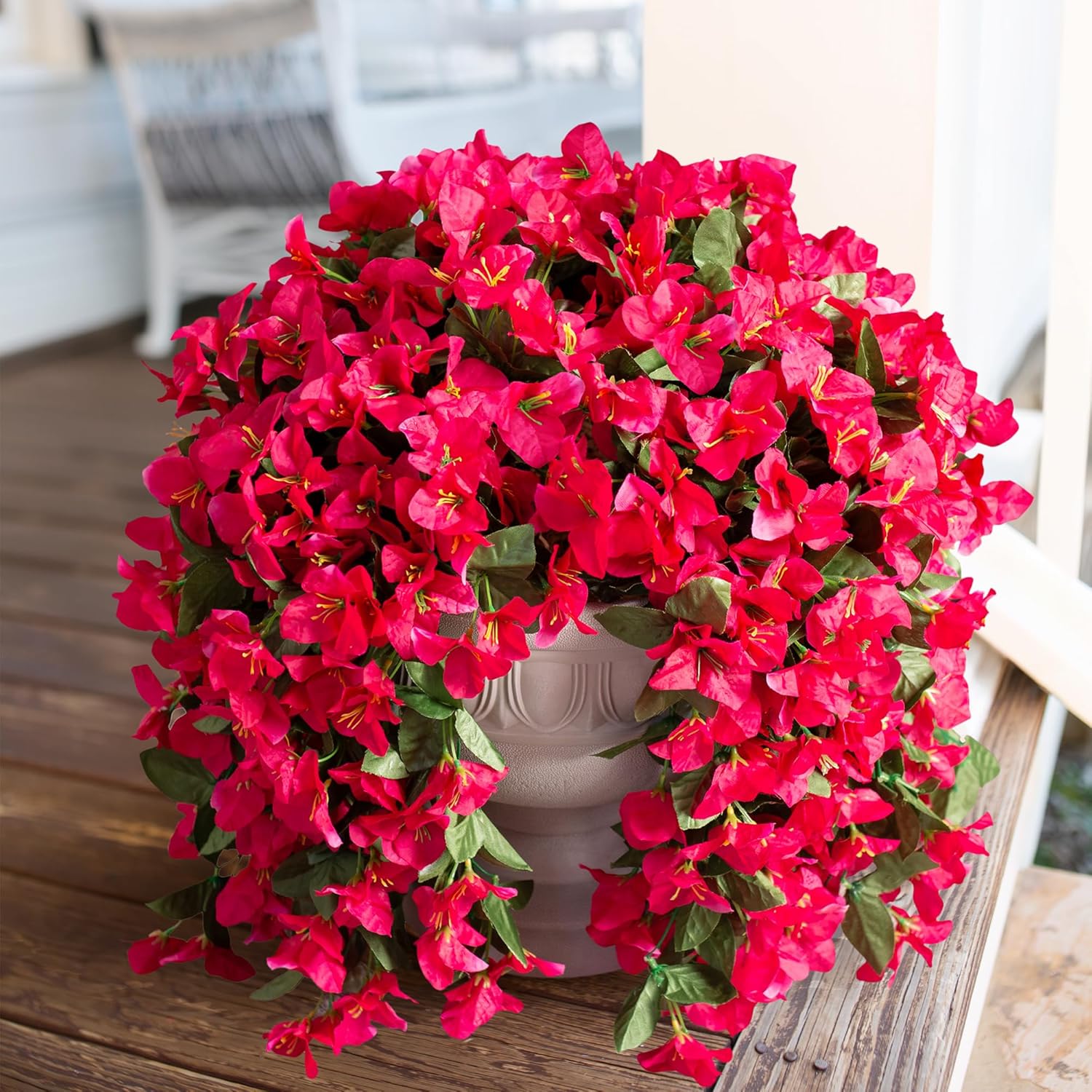 🌺LAST DAY 60% OFF✨-UV Resistant Fall Faux Bougainvillea Artificial Hanging Flowers